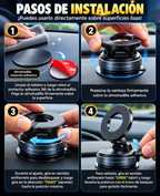 Magnety™ | Soporte Magnético para Celular con Rotación de 360°